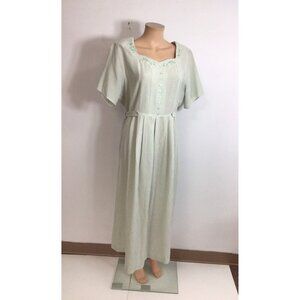 Alyssa Brooke Cottage Core Maxi Dress Womens 1X
